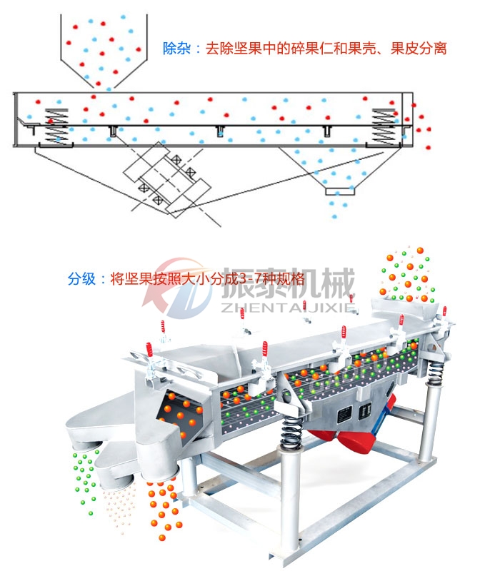 玉米芯粉直線振動篩原理